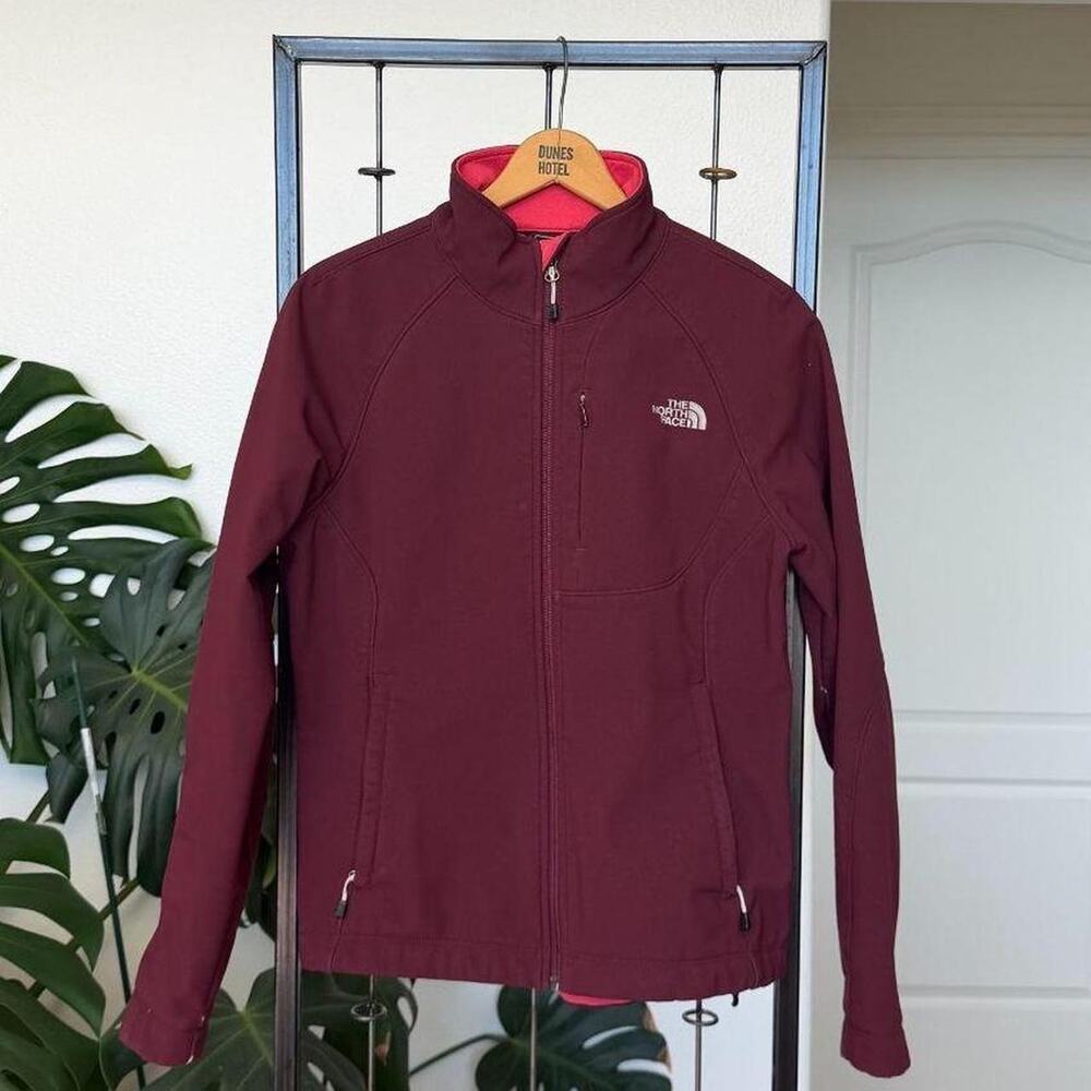 The North Face Burgundy Softshell Jacket